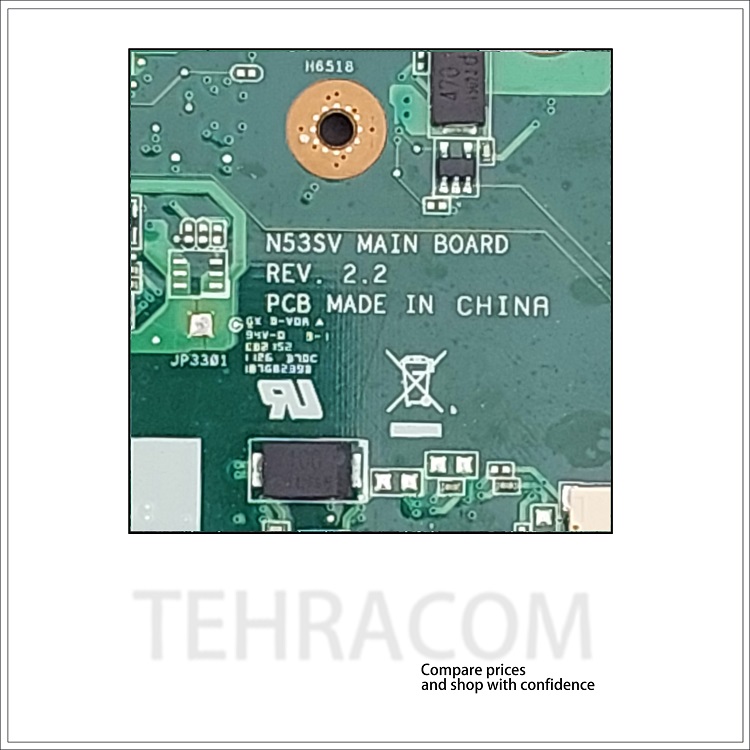 مادربرد لپ‌تاپ ایسوس asus n53sv مادربرد لپ‌تاپ ایسوس asus n53sv