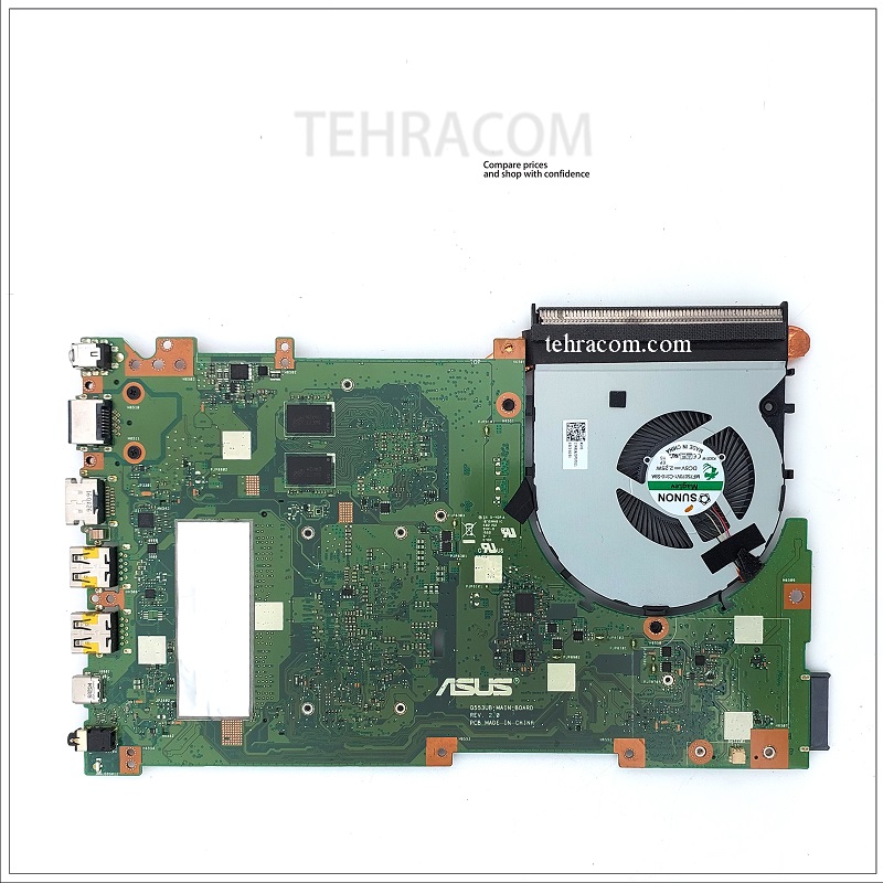 مادربرد لپ تاپ ایسوس asus Q553ubقیمت و خرید مادربرد asus Q553ub تهراکام